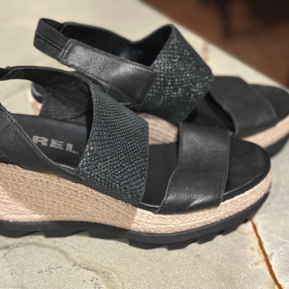 Sorel espadrille sandal.